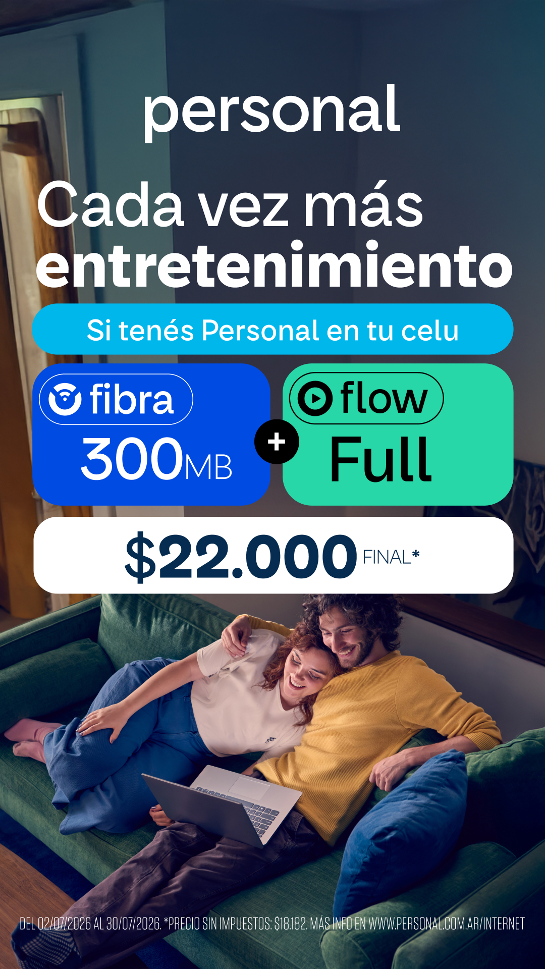 Personal Argentina Facebook ad