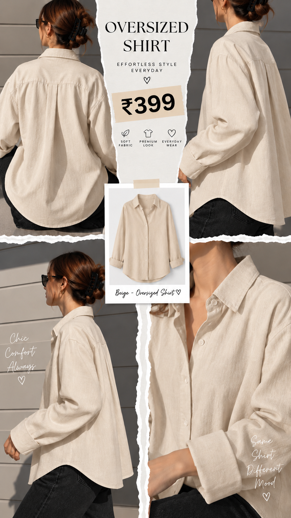 Urbunx Facebook ad: Shirts Starting at ₹399