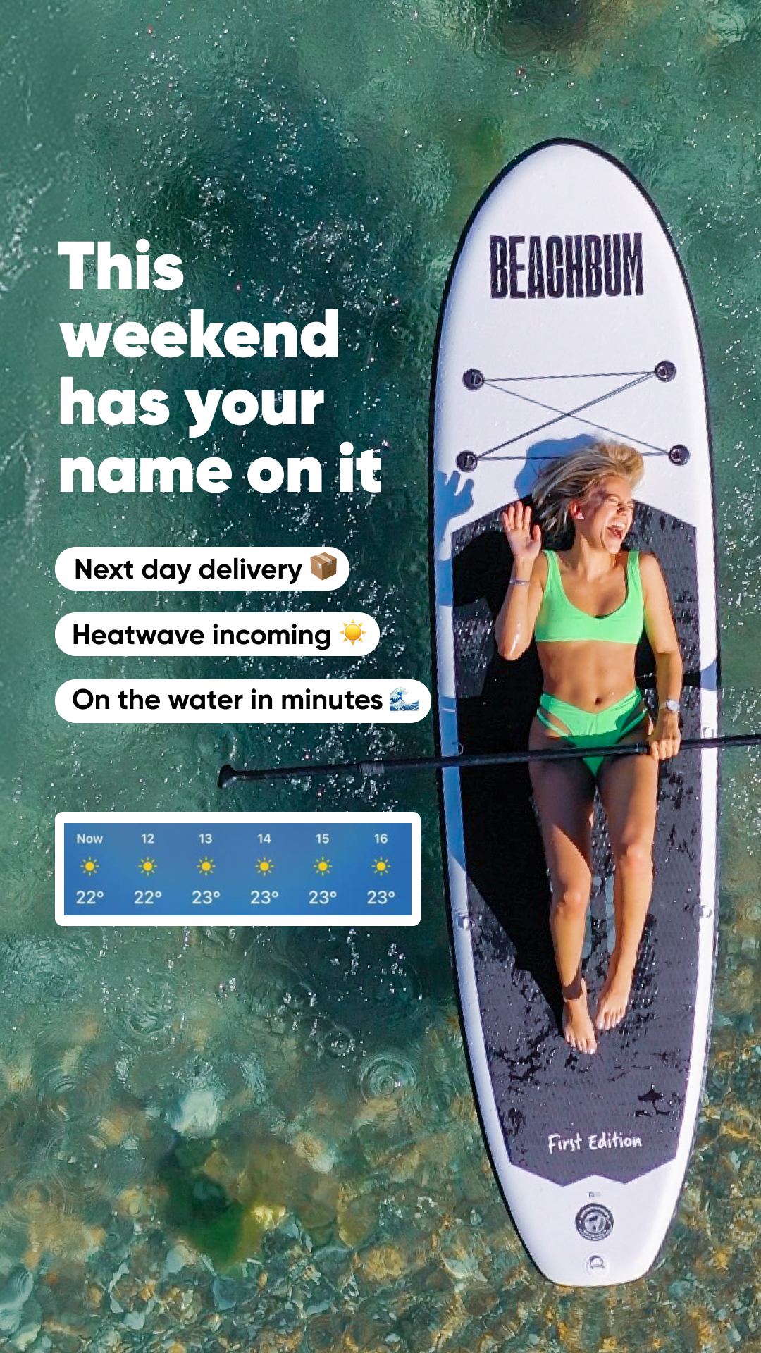 Beachbum Facebook ad