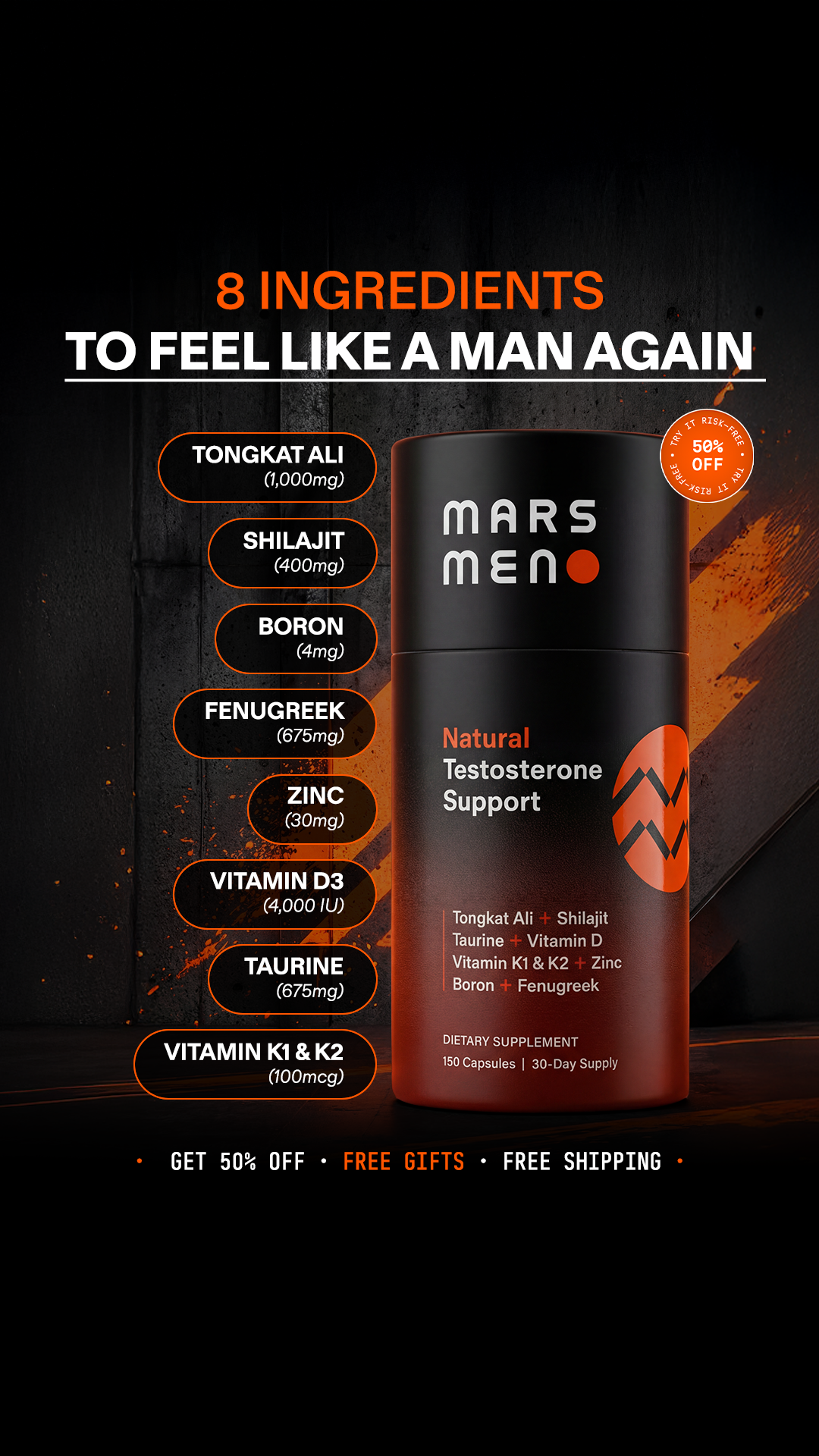Mars Men Facebook ad