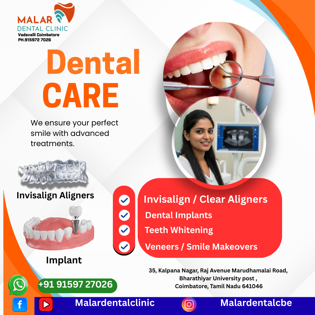 MALAR Dental Clinic Facebook ad: Perfect Your Smile with Advanced Dental Care!