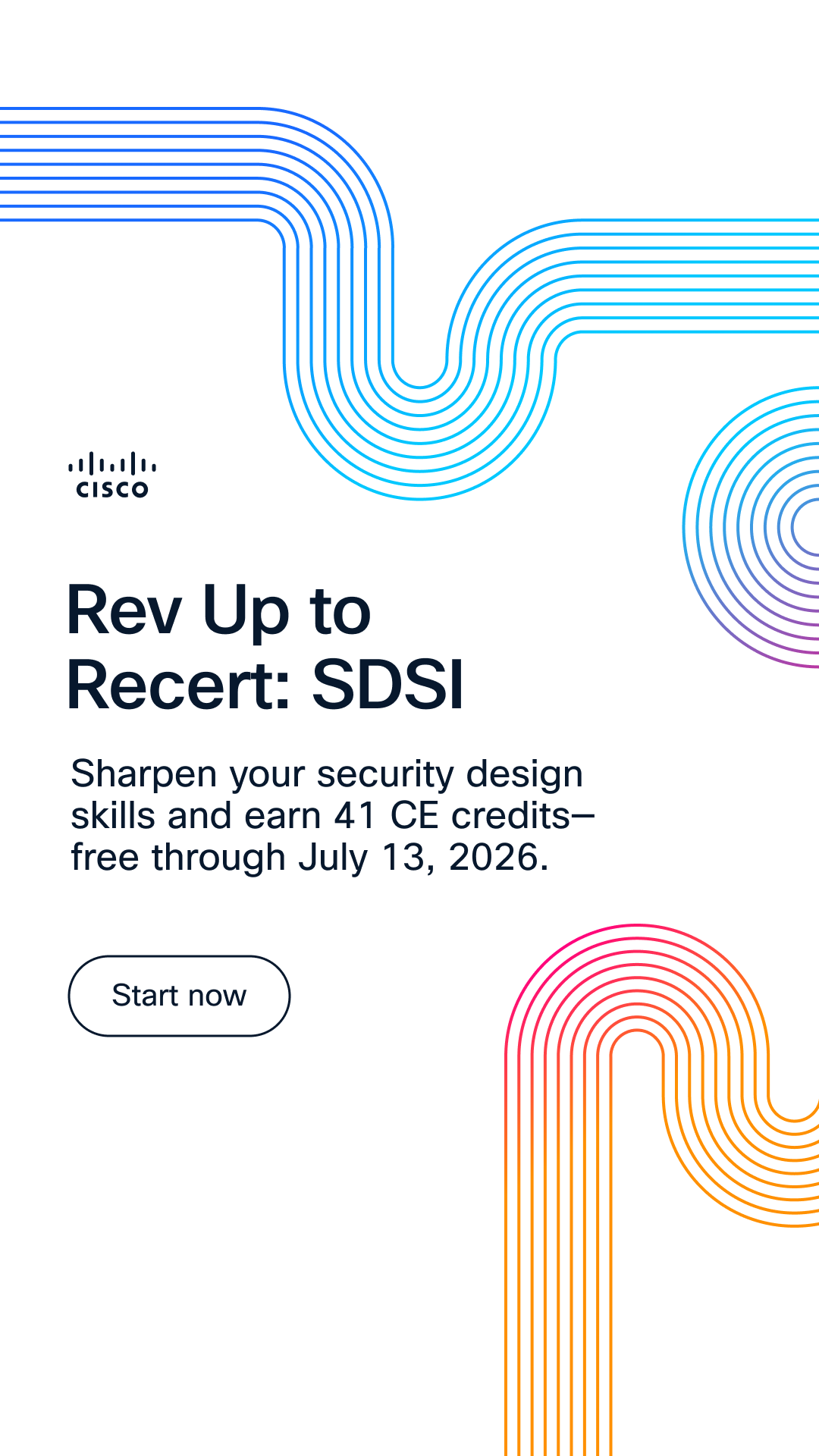 Learn with Cisco Facebook ad