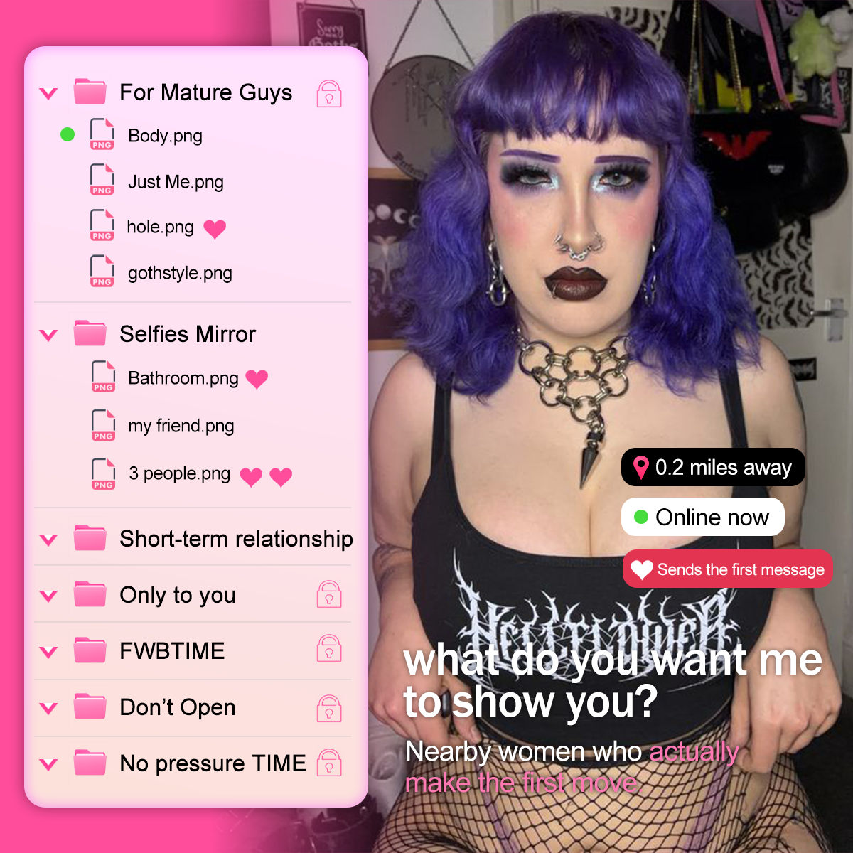 Bliss-01 Facebook ad: Bliss Dating App: Chat & Date