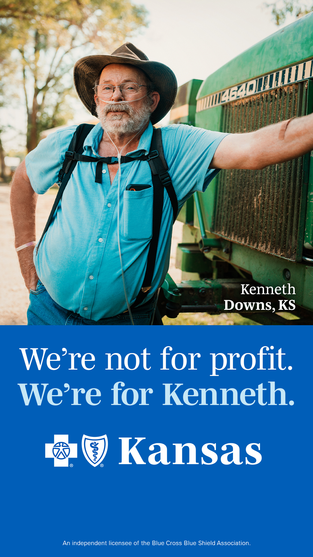 Blue Cross and Blue Shield of Kansas Facebook ad
