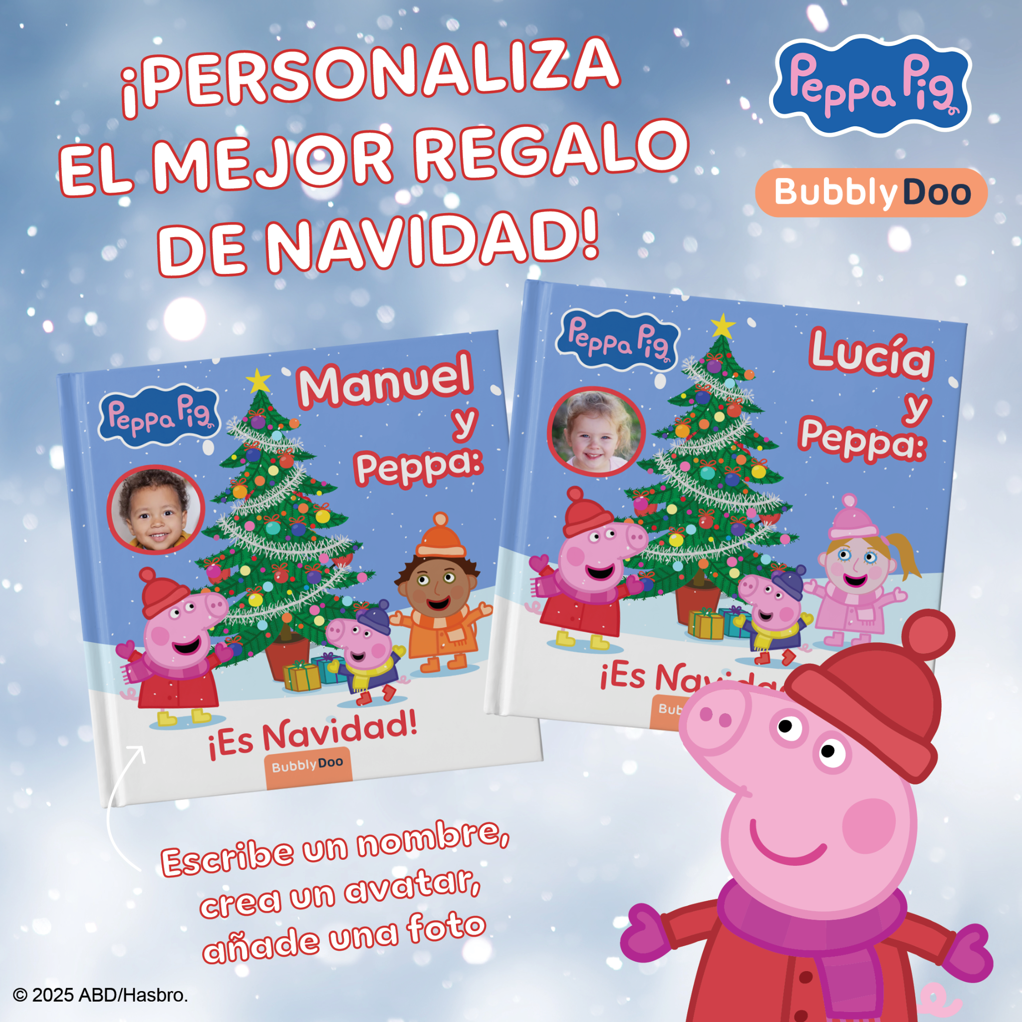 BubblyDoo Libros Facebook ad: El regalo de Navidad más mágico