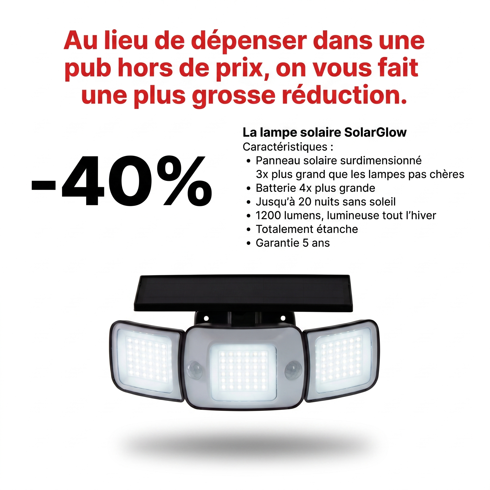 Lumic Facebook ad