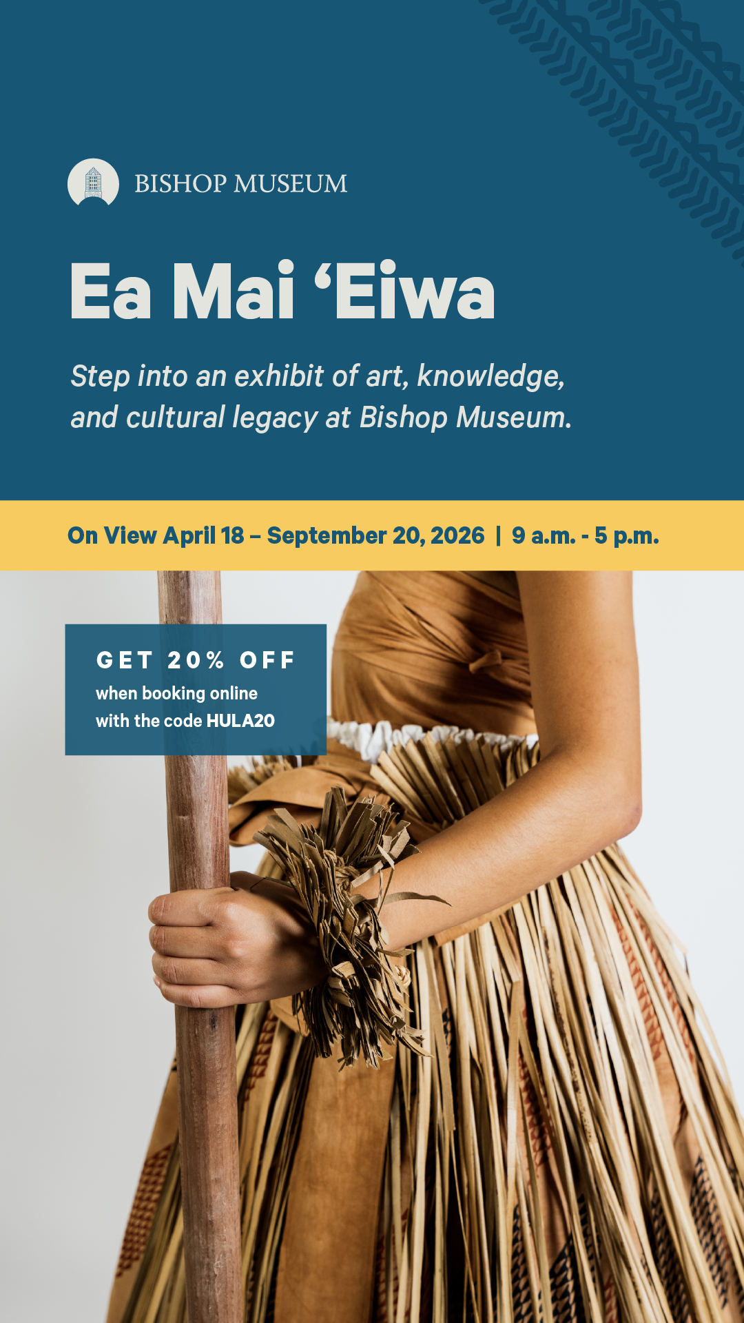 Bernice Pauahi Bishop Museum Facebook ad