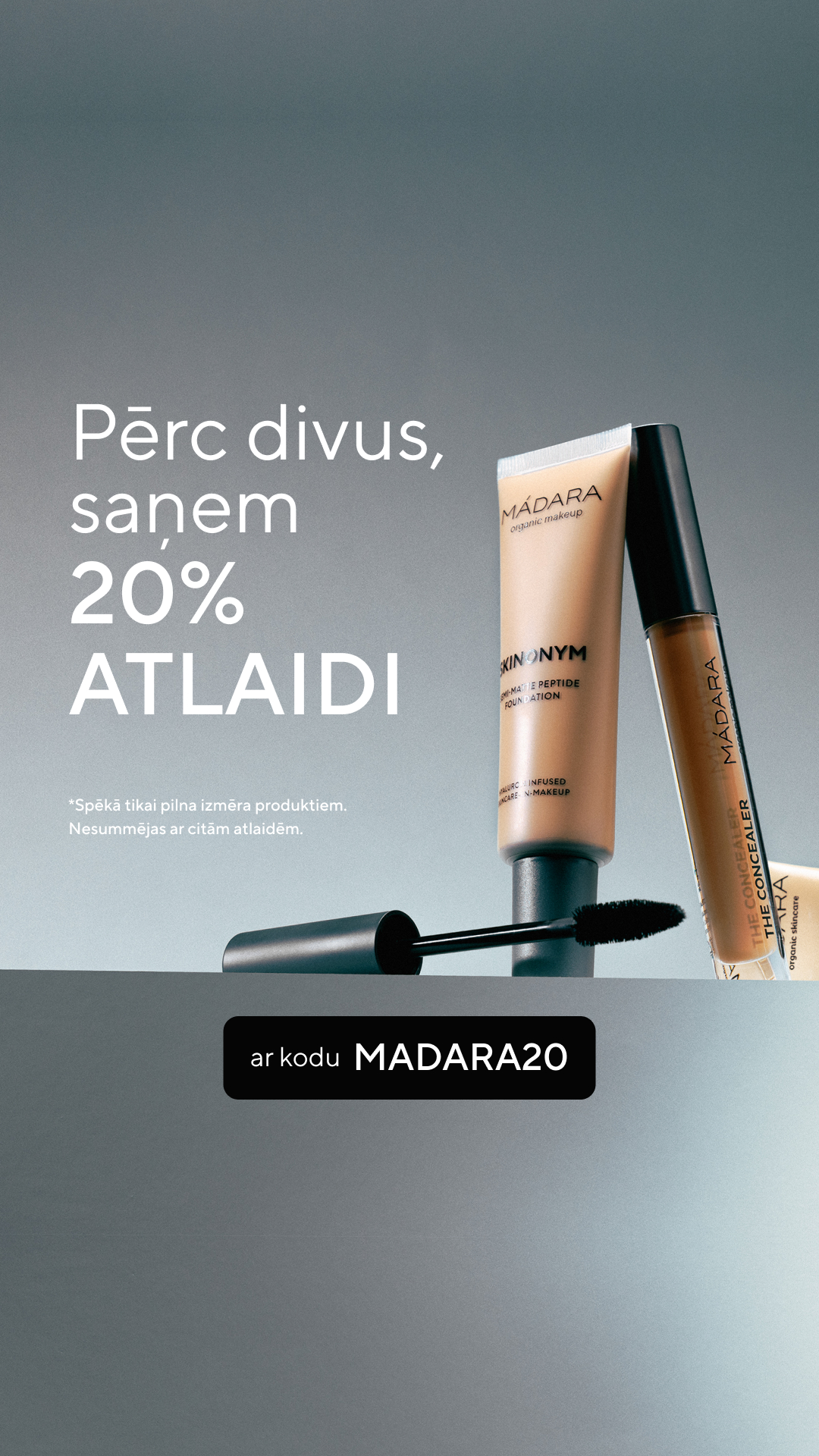 Mádara Organic Skincare Facebook ad