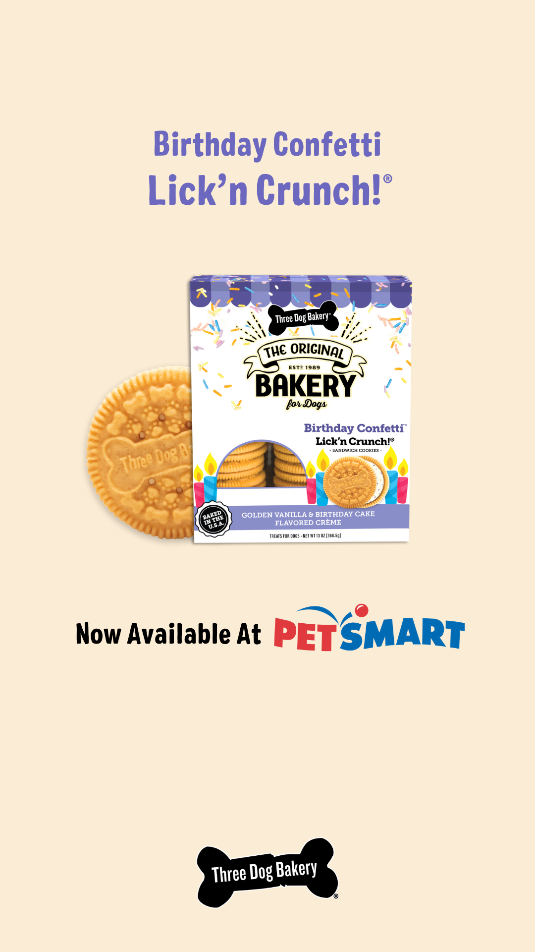 Three Dog Bakery Facebook ad