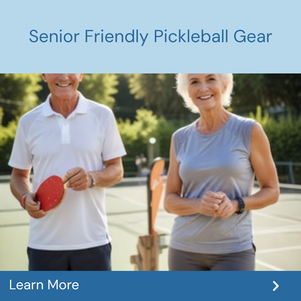 QuickSearches Blinkstream Facebook ad: Pickleball Gear Designed For Seniors-See What’s New!.