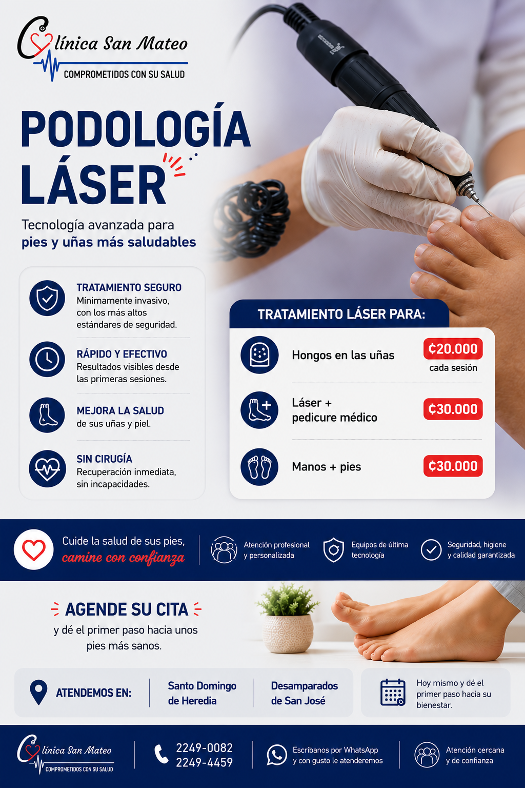 Clínica San Mateo Facebook ad: Chatea con nosotros