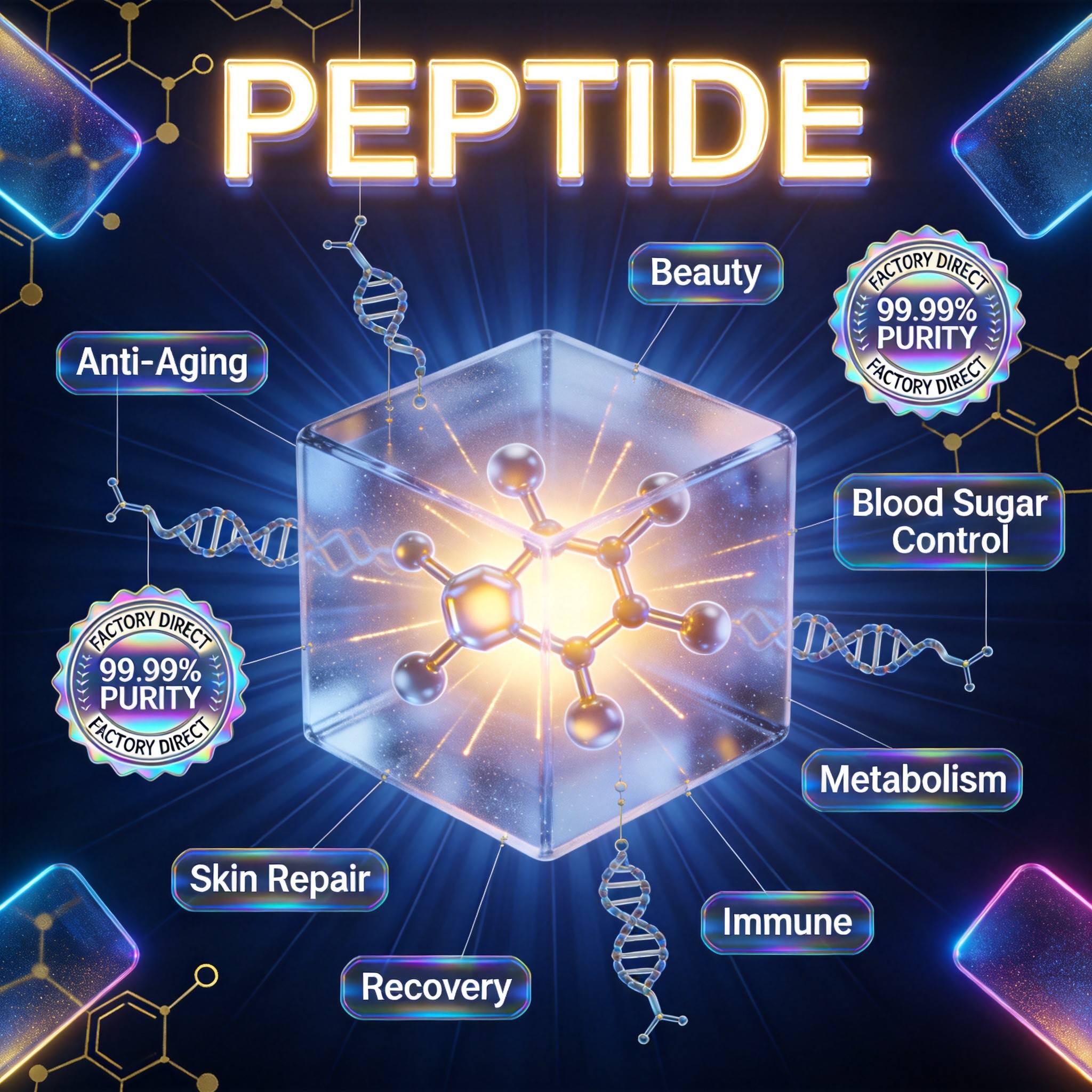 Native Peptides Facebook ad from Jun 1, 2026