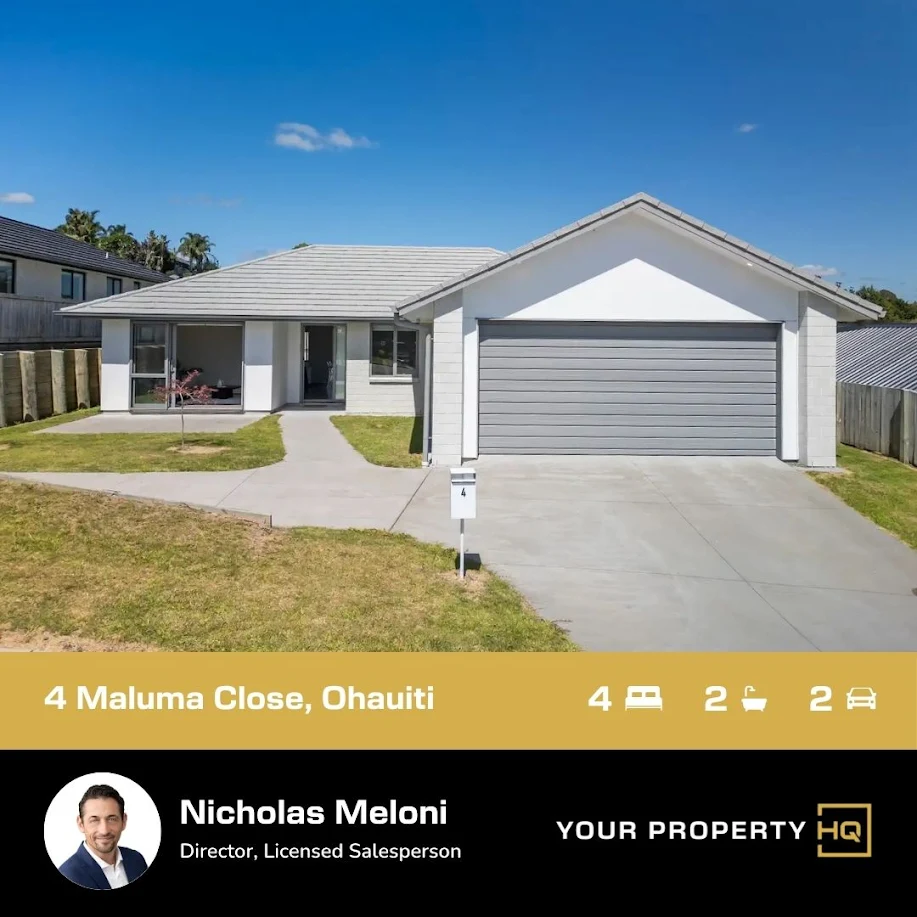 Nicholas Meloni Real Estate Tauranga Facebook ad: Designed for the Way You Live