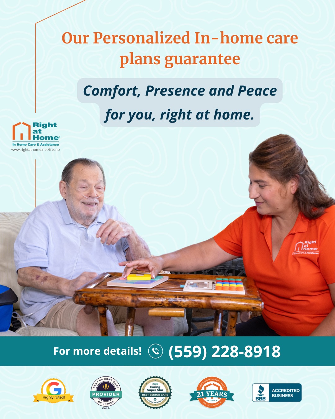 Right at Home Facebook ad: Home Care Services | Senior Care Services | Right at Home…