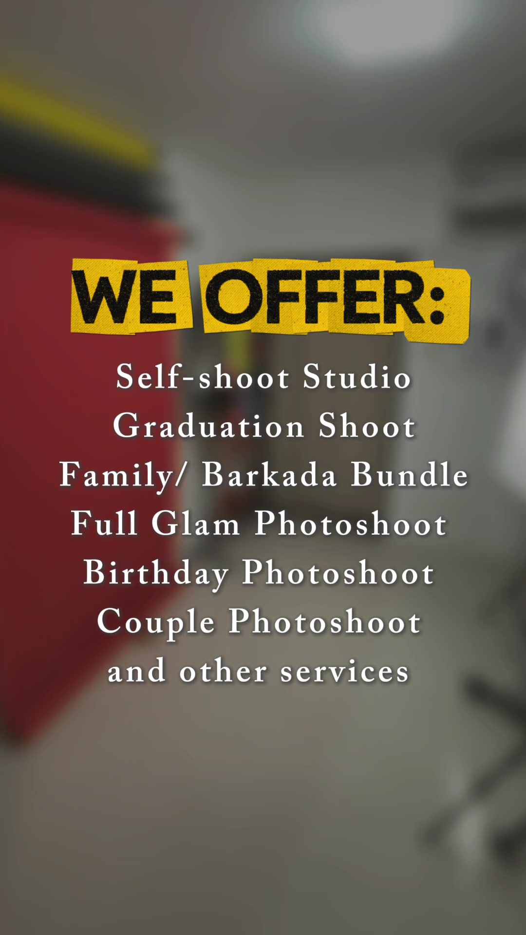 Prime Studios Facebook ad: Photoshoot, ano tara?