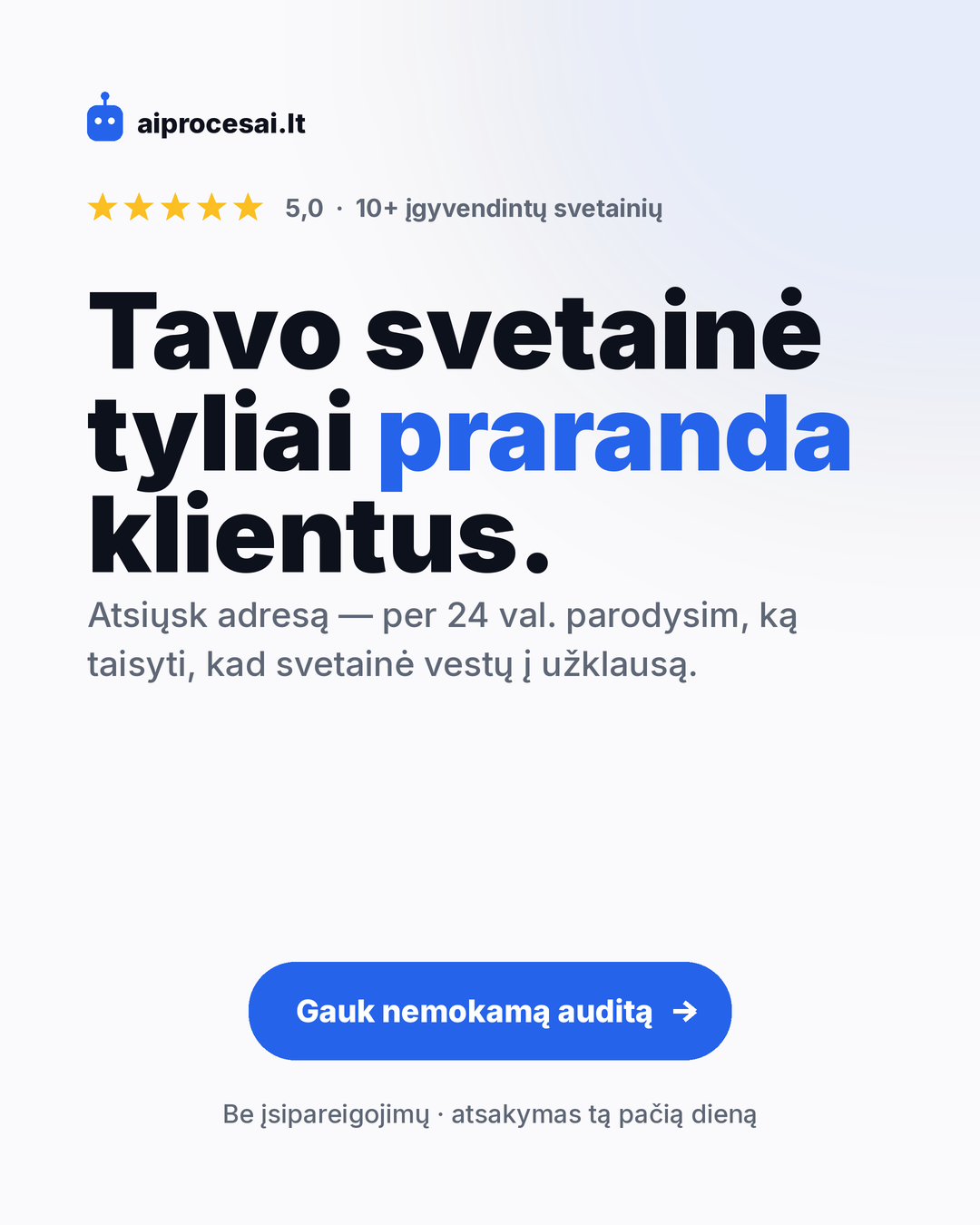AiProcesai.lt Facebook ad