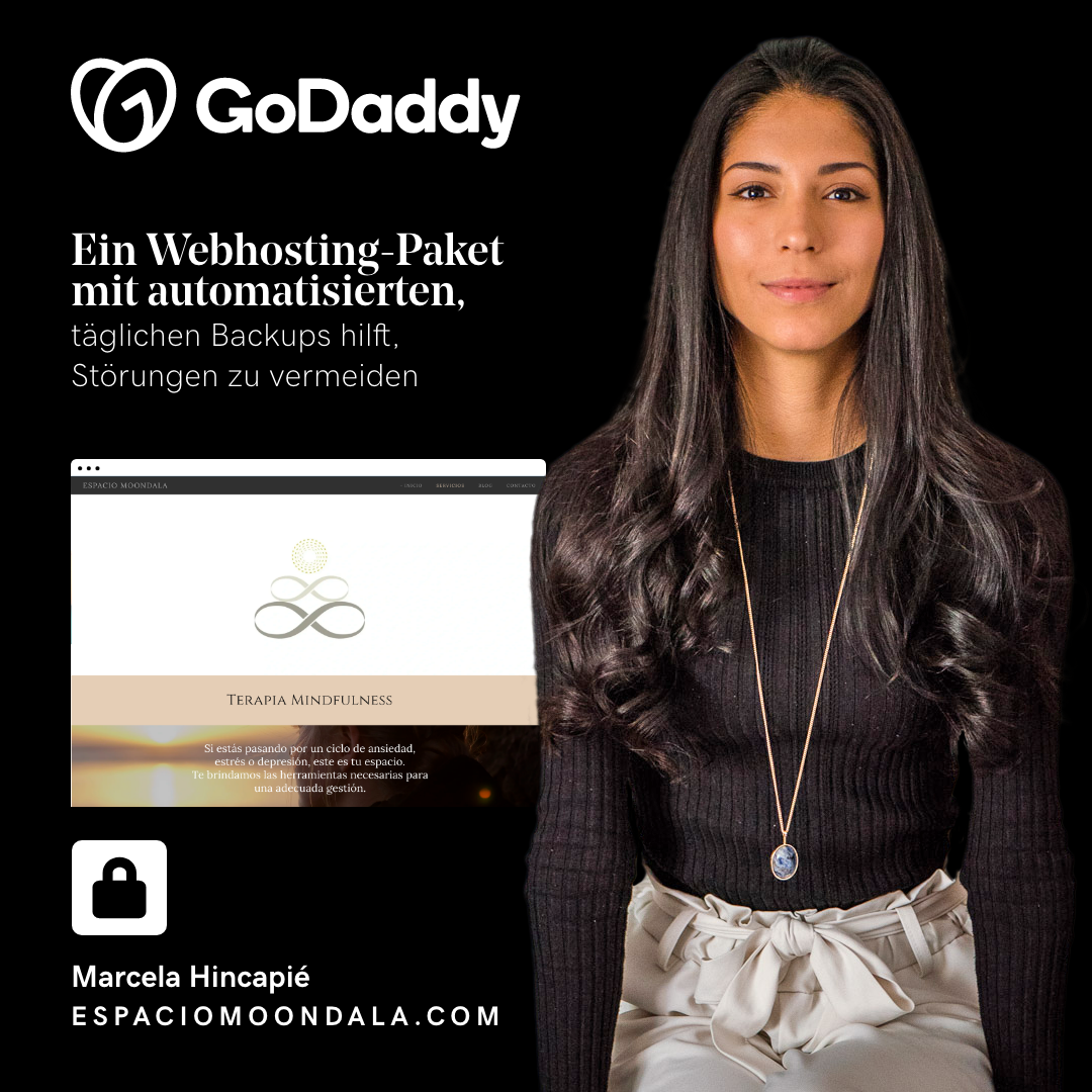 GoDaddy Deutschland Facebook ad