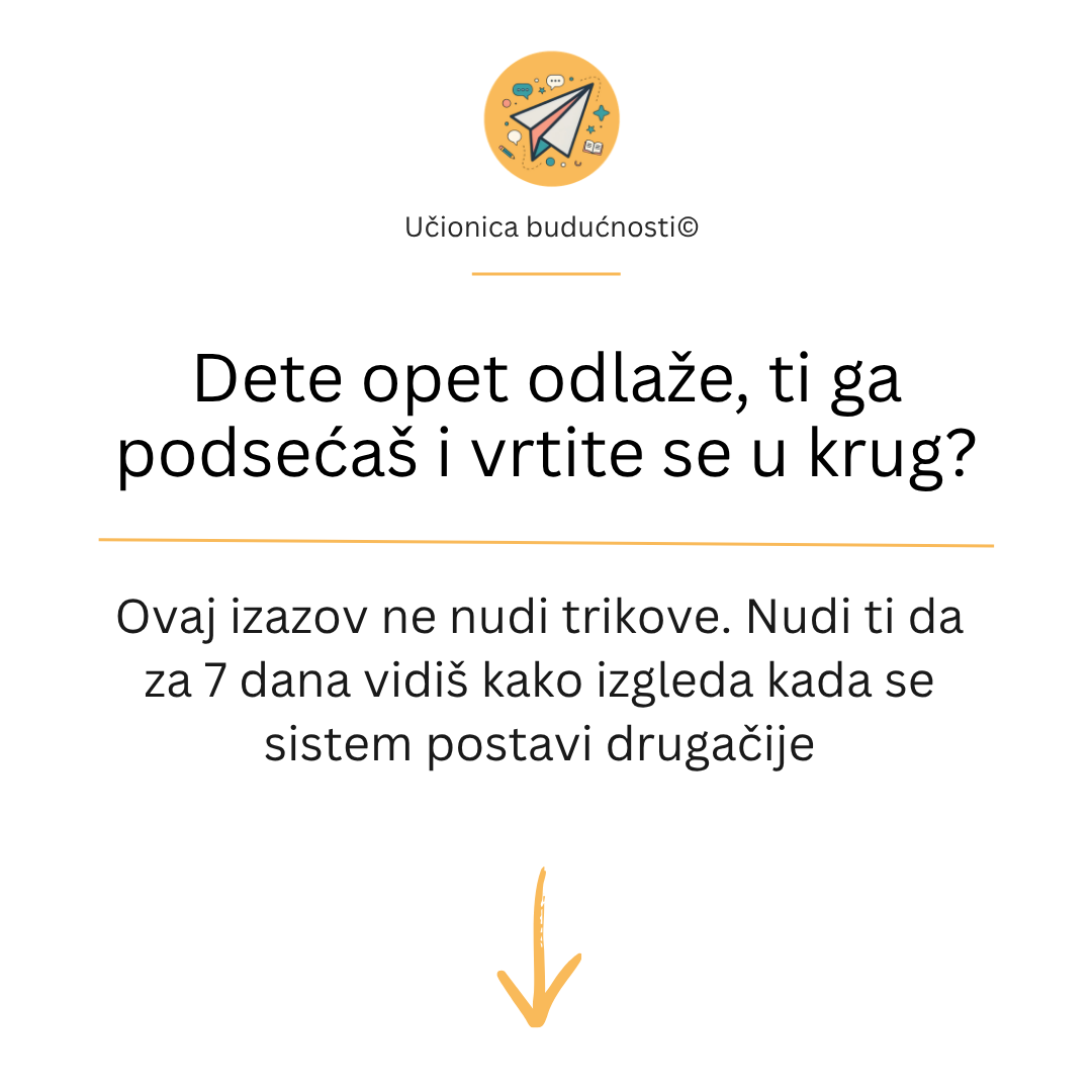 Natasamicic.com Facebook ad: Nema trika. Ali ima sistema. BESPLATAN IZAZOV