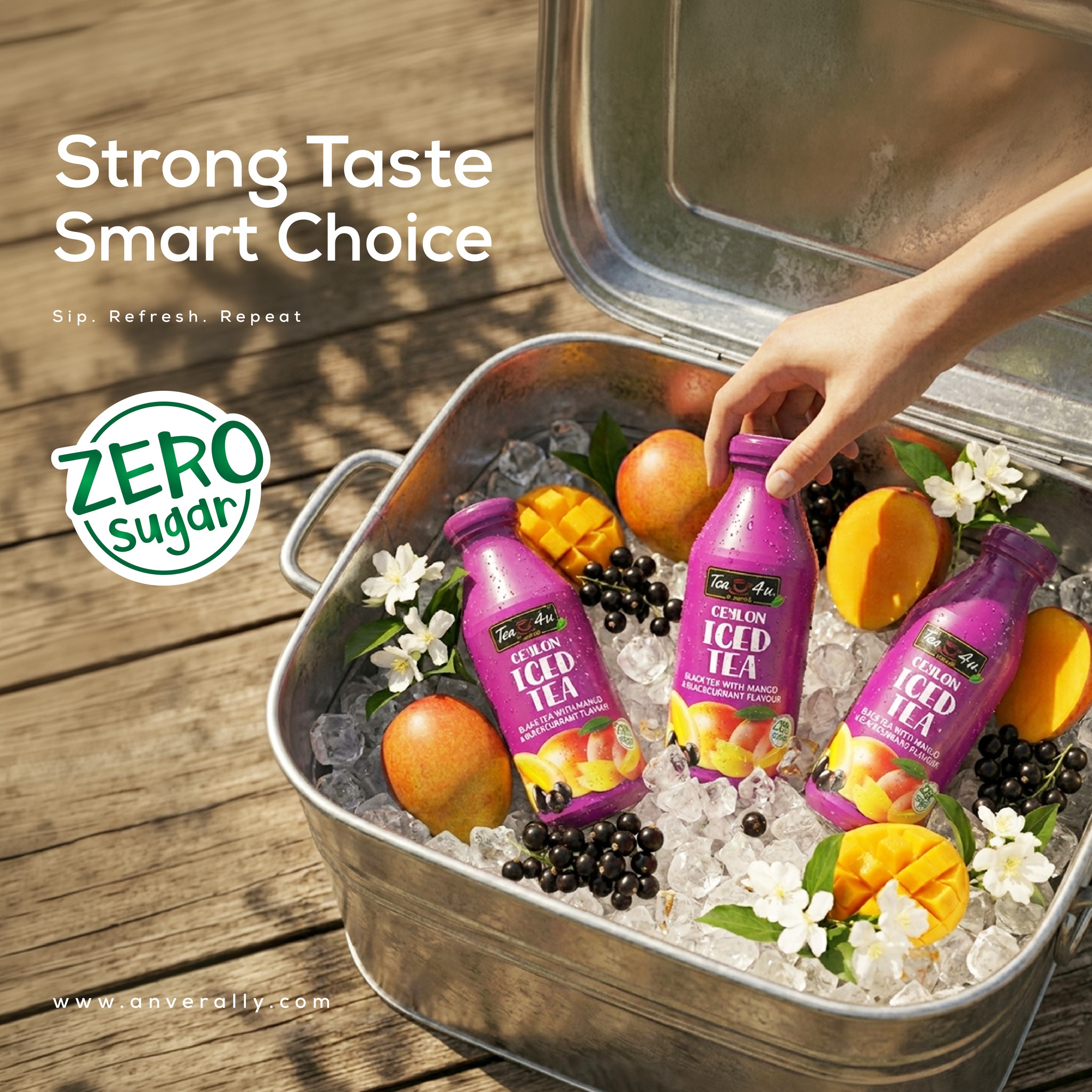 TEA4U ICED TEA Facebook ad: Turn every moment into a bold burst of…