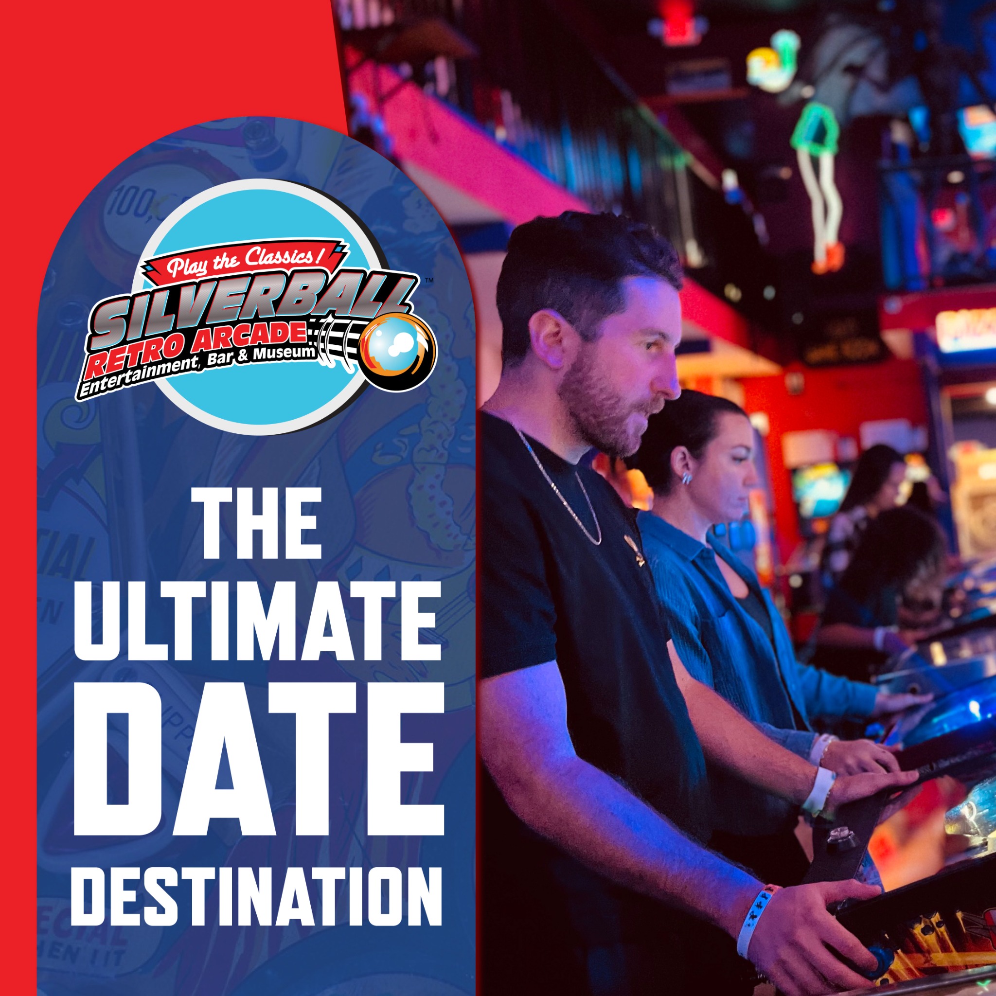 Silverball Retro Arcade - Delray Beach Facebook ad