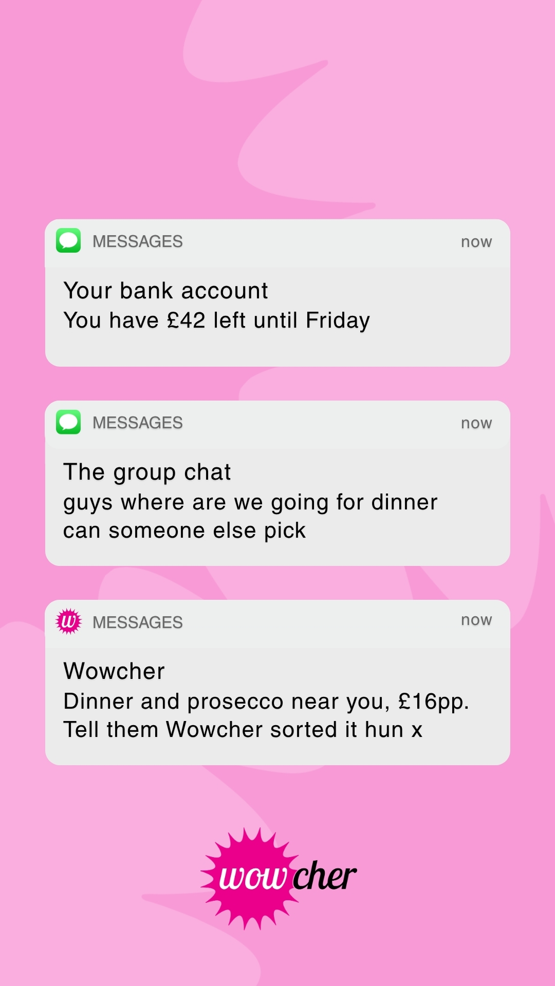 Wowcher Facebook ad