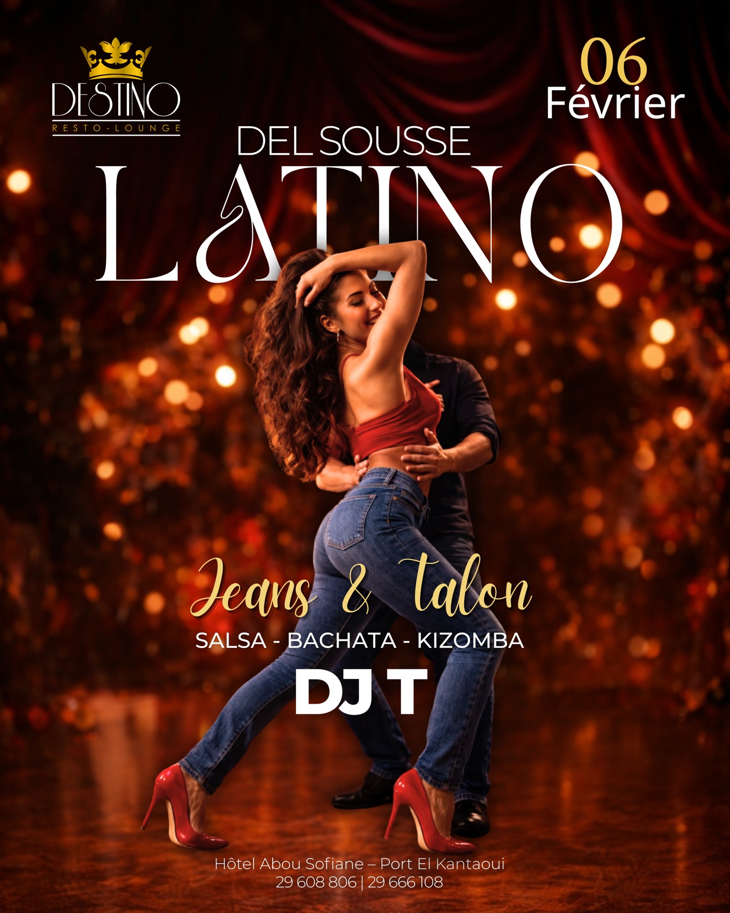 Destino Resto Lounge Facebook ad: LATINO DEL SOUSSE @latino.del.sousse
