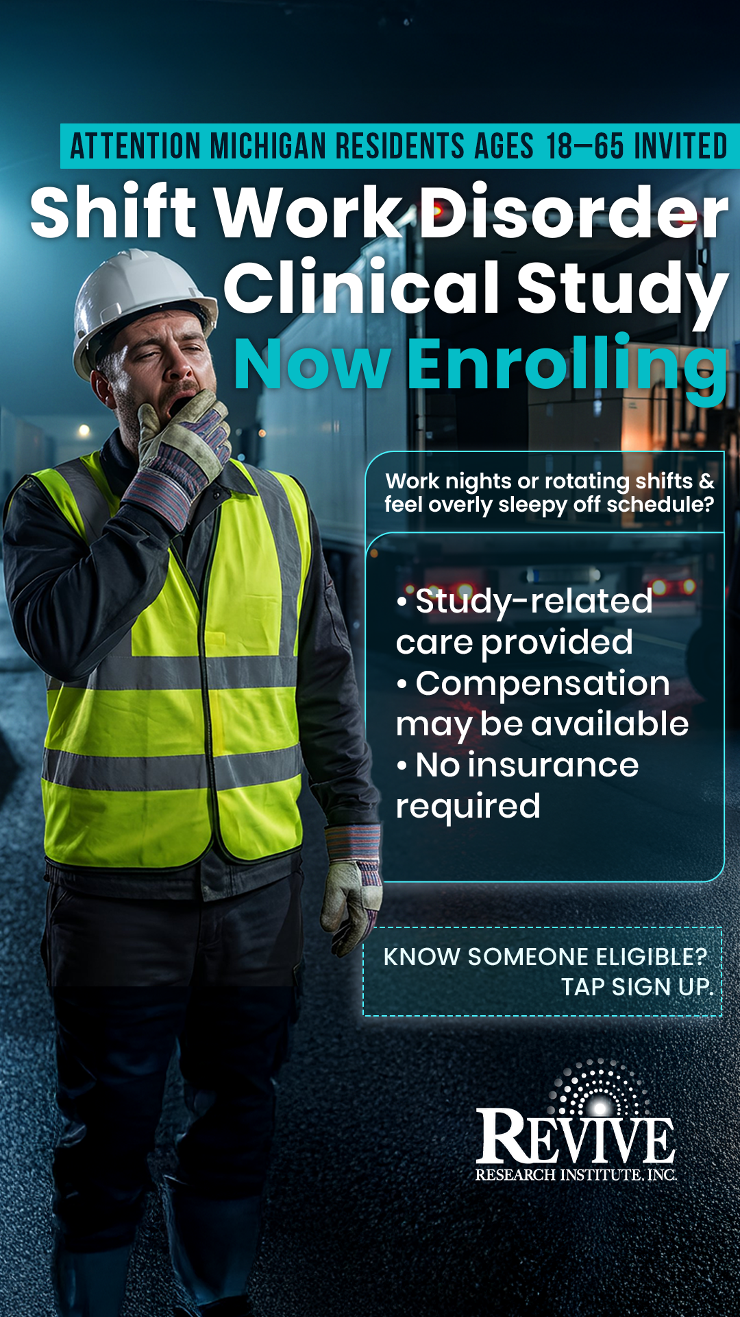 Revive Research Institute Facebook ad