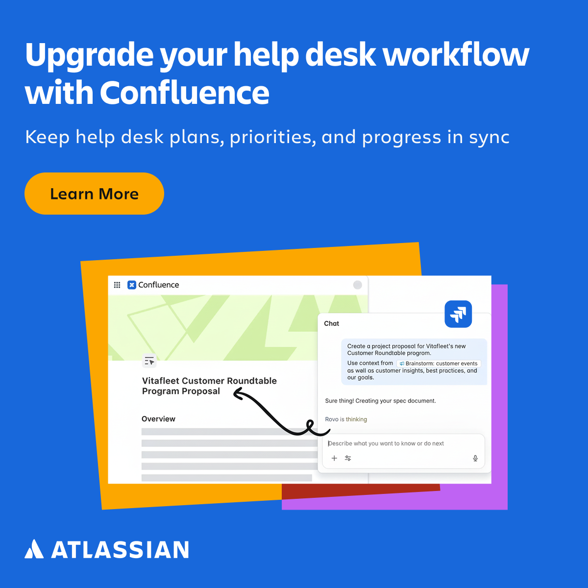 Atlassian Facebook ad