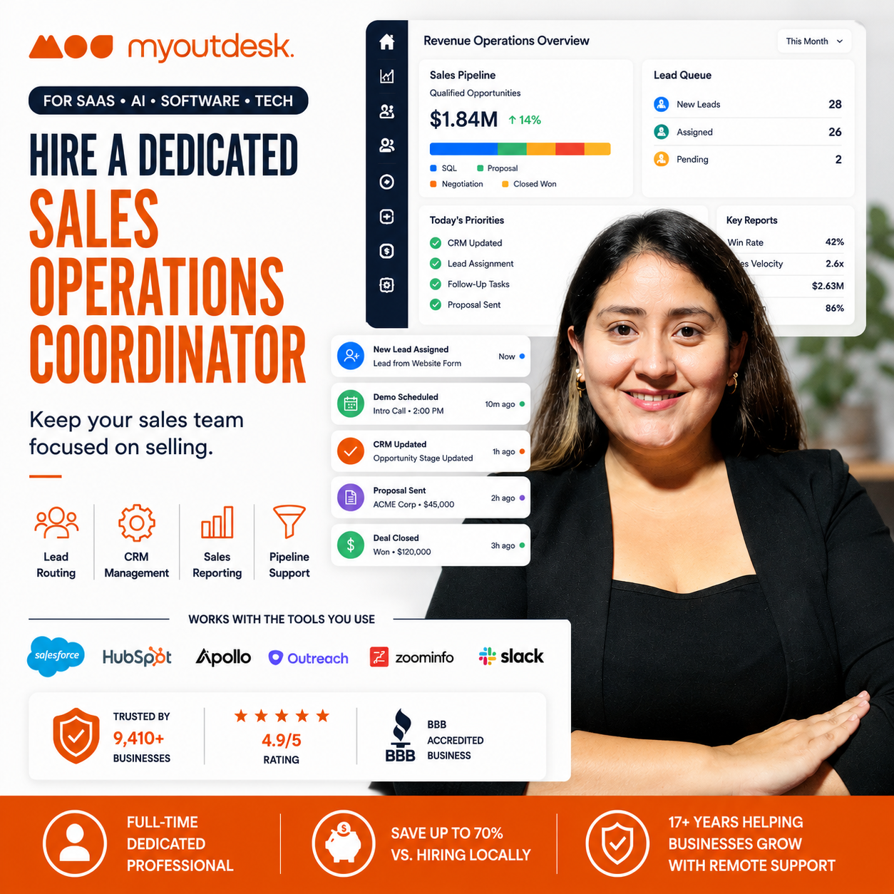 MyOutDesk - MOD Facebook ad from Aug 5, 2026