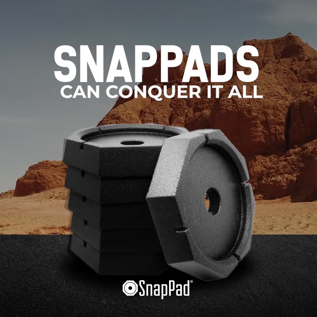 RV SnapPad Facebook ad: Bring it on mother Nature!