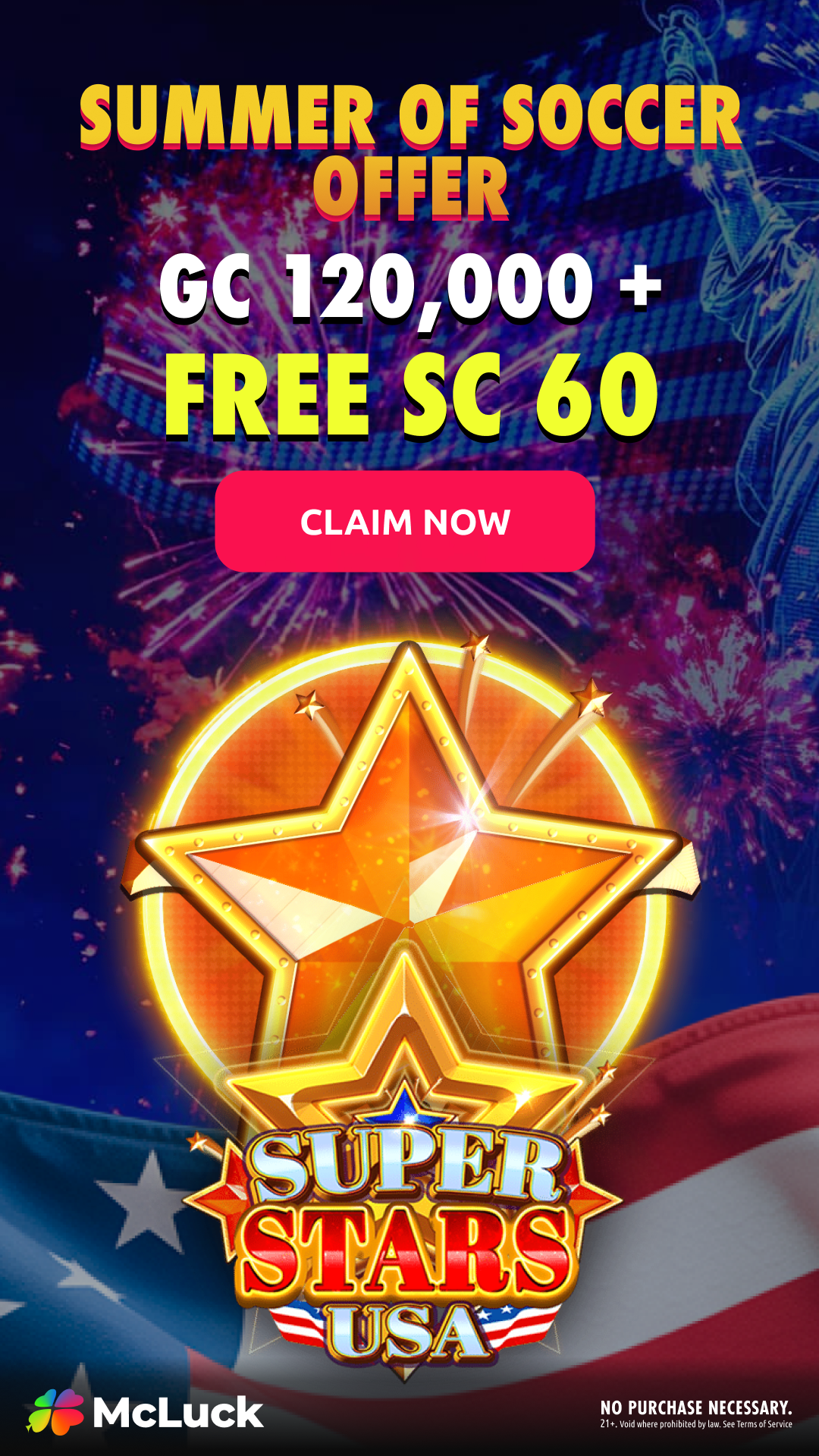 McLuck.com Facebook ad