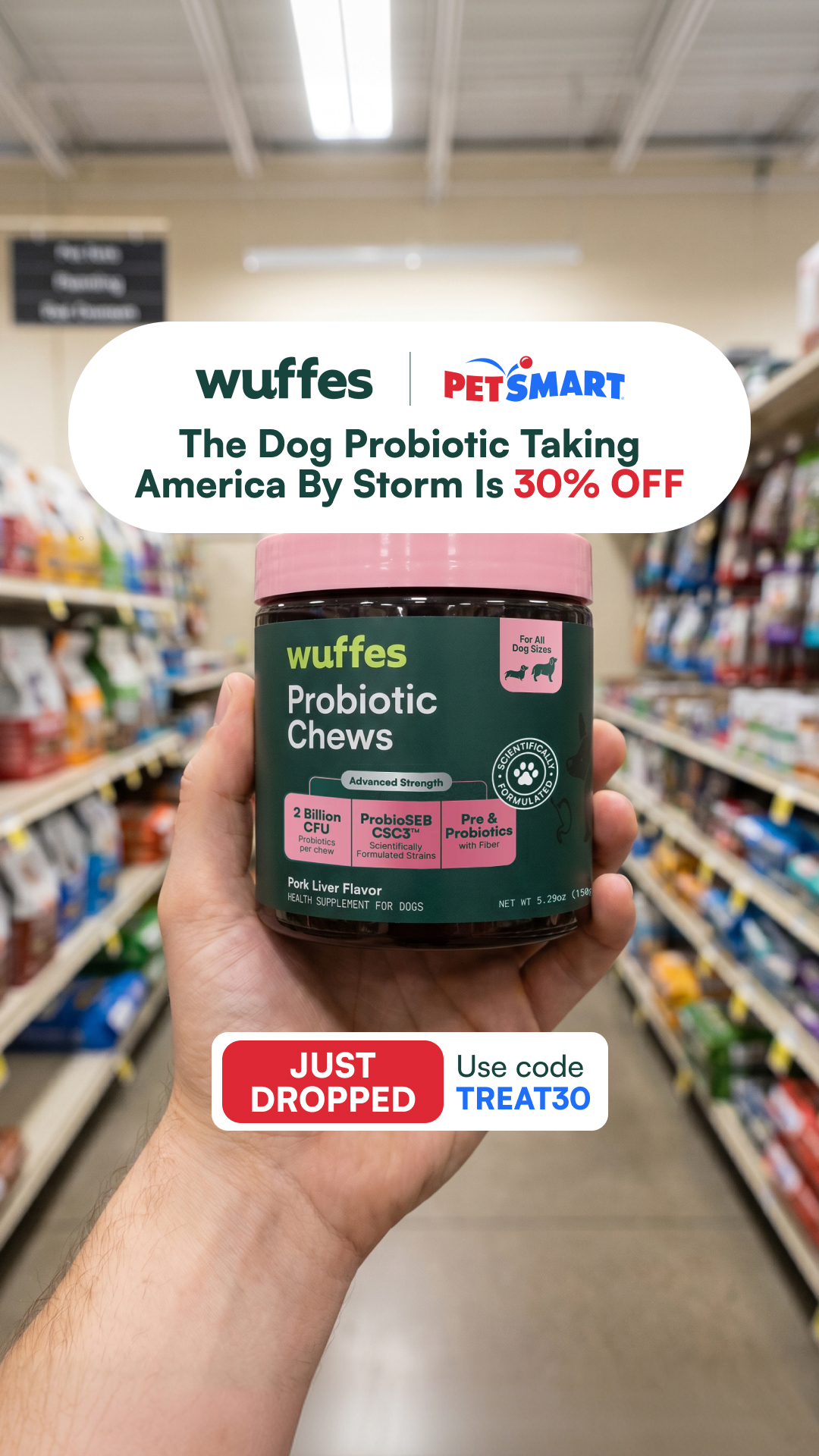 Wuffes Facebook ad