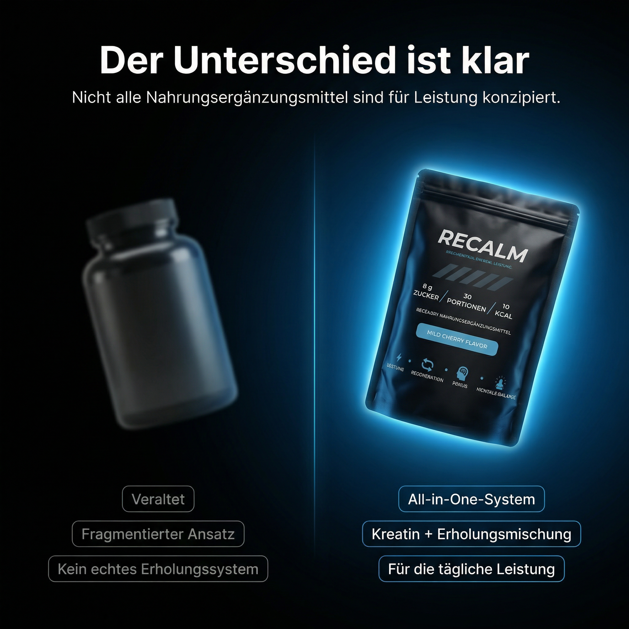 Recalm Facebook ad: Neu: Kauf auf Rechnung