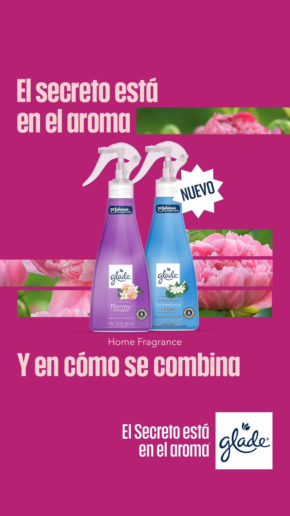 Glade Uruguay Facebook ad from Jul 9, 2026