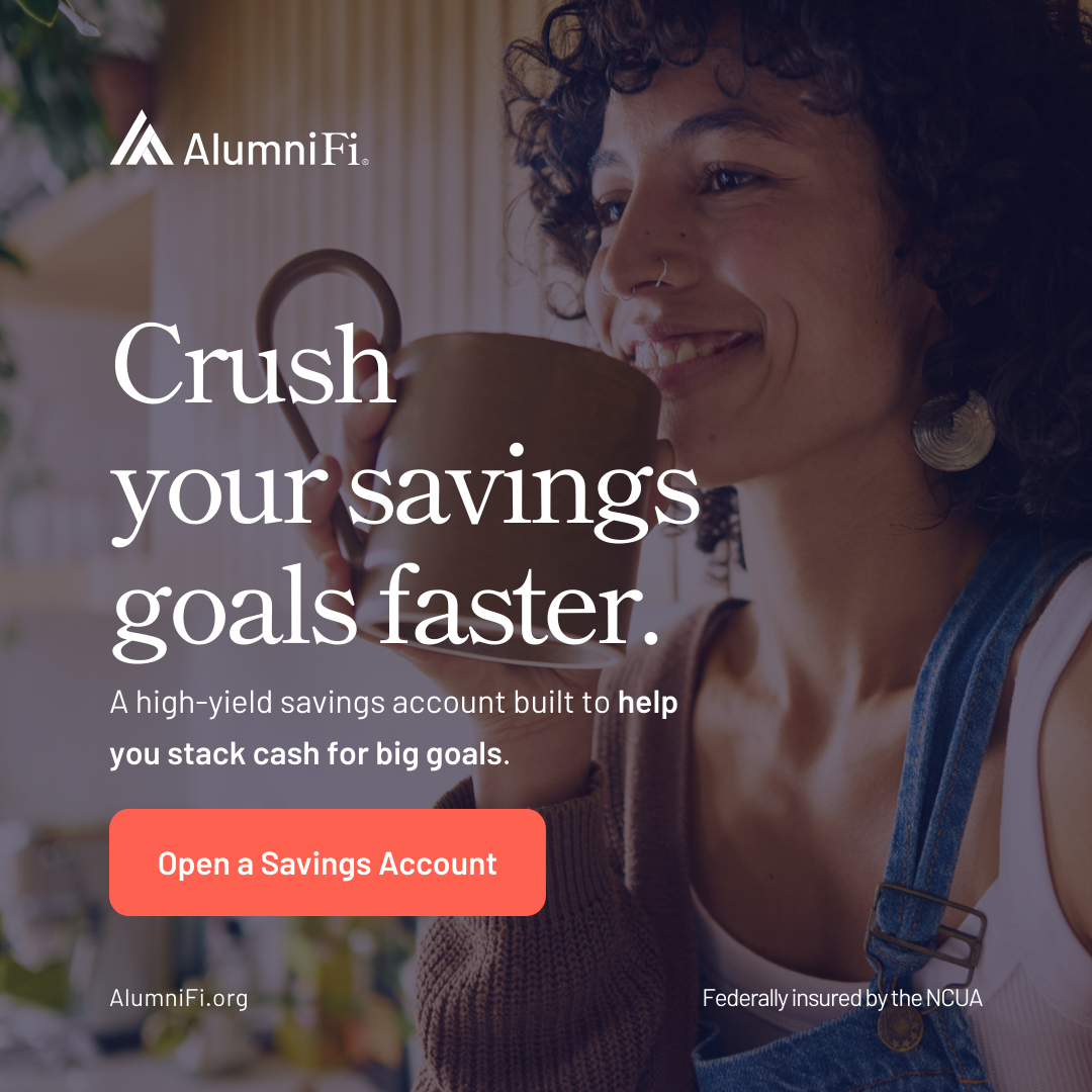 AlumniFi Facebook ad from Apr 6, 2026