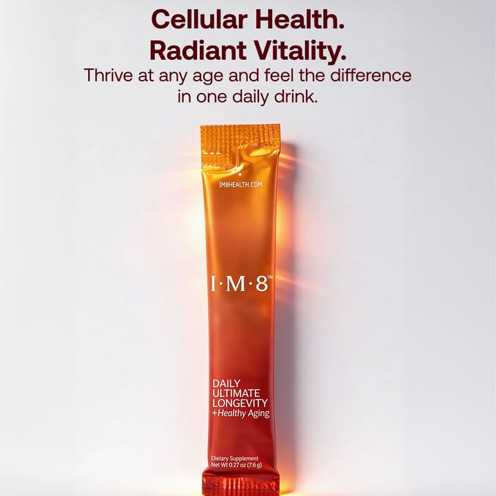 IM8 Global Facebook ad: Longevity Starts at the Cellular Level