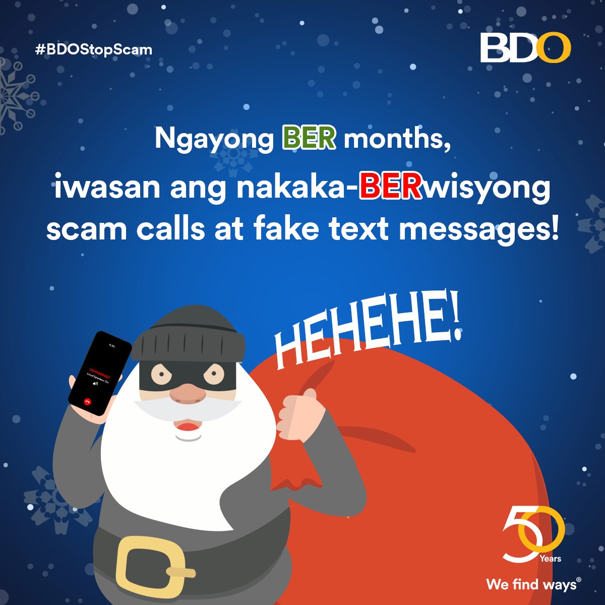 BDO Unibank Facebook ad: Simula na ng BER months!