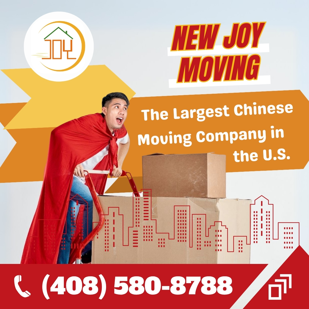 New Joy Moving Company Inc. 新喜悦搬家公司 Facebook ad