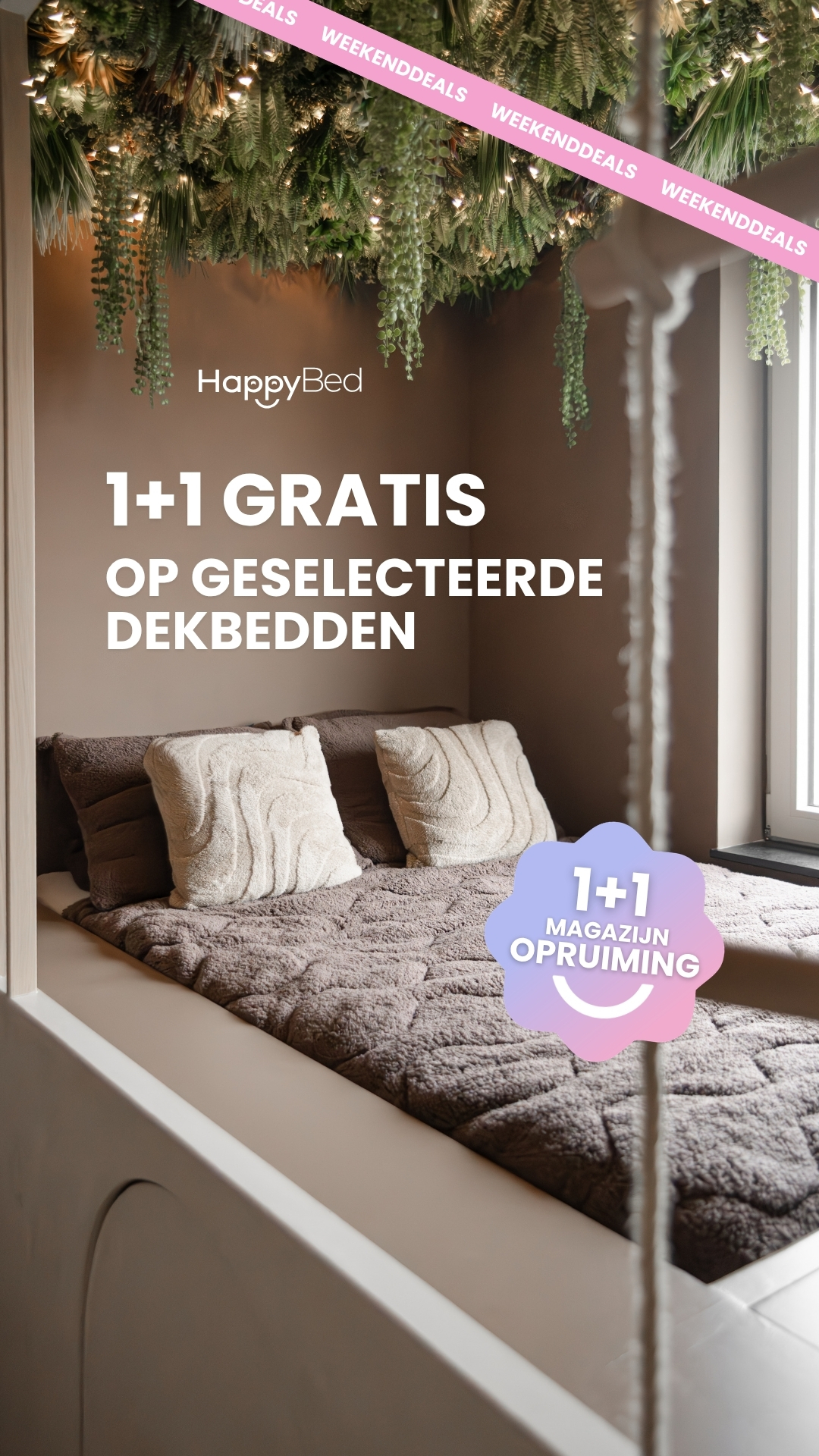 HappyBed Facebook ad