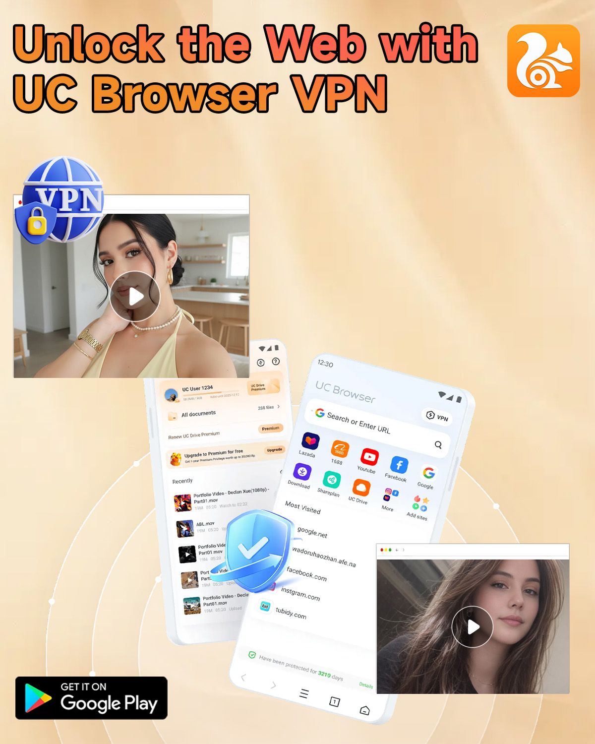 UC Browser3 Facebook ad