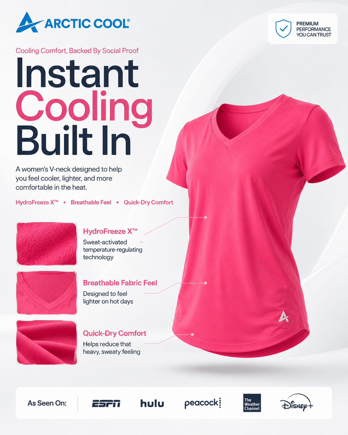 Arctic Cool Facebook ad