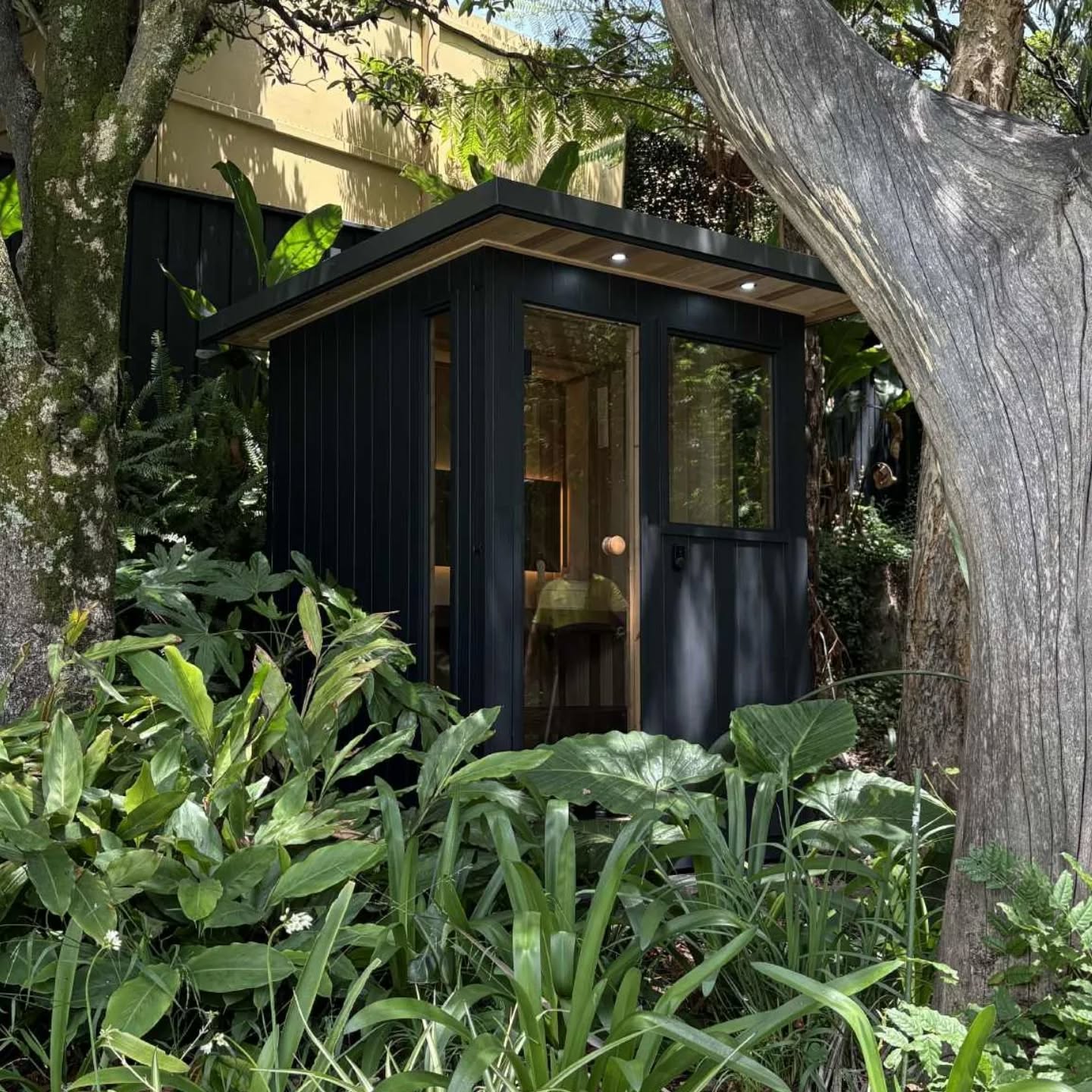 Southern Cross Sauna Company Facebook ad: Compact, modern, and built for pure relaxation.