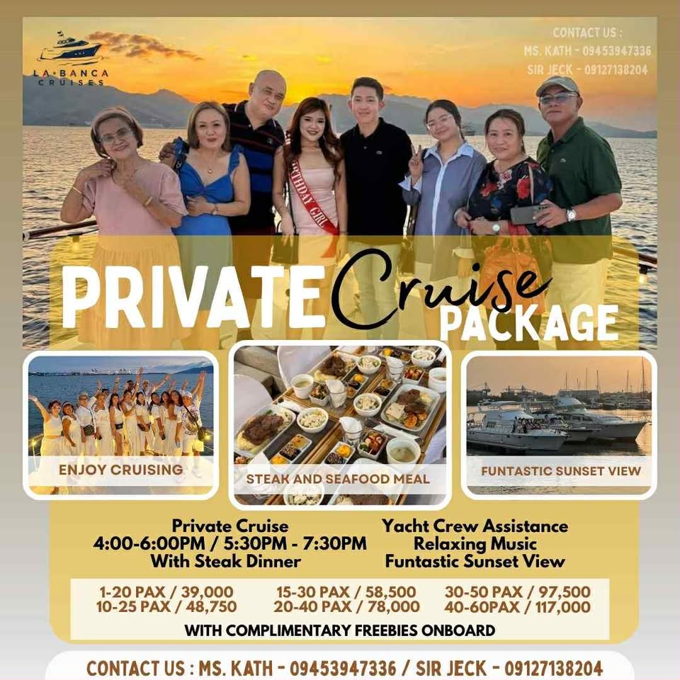 Subic Marino Yacht Rentals - La Banca Groups Facebook ad