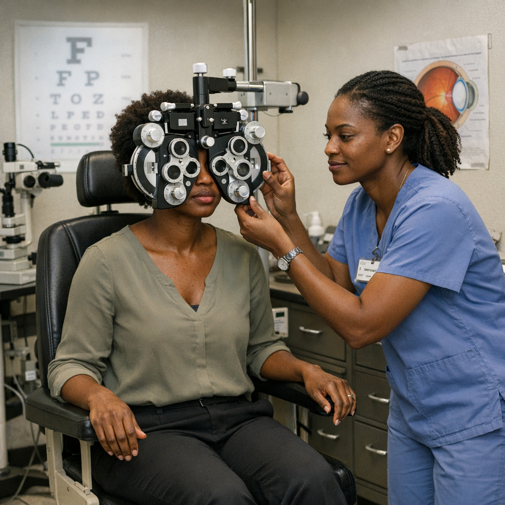 Tesuwa Eye Clinic Facebook ad: Do you have any EYE problems?