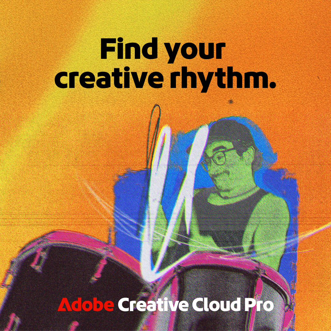 Adobe Creative Cloud Facebook ad