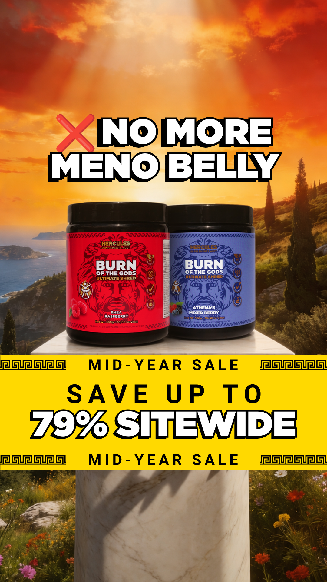 Hercules Supplements Aust Facebook ad
