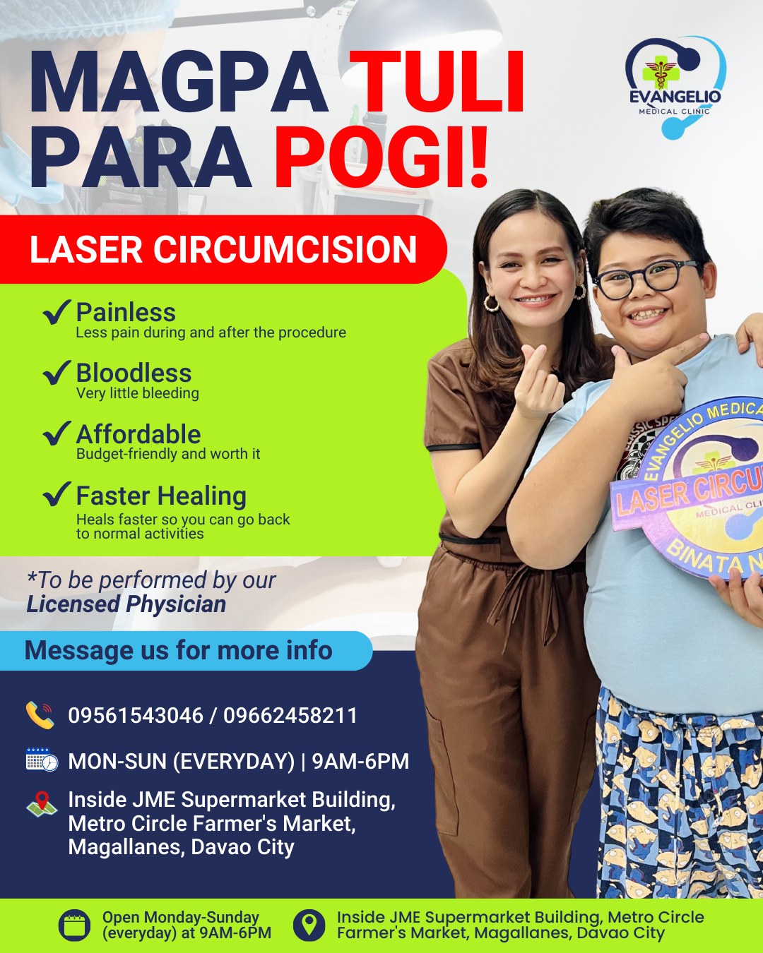 Dr. Evangelio Medical Clinic- Davao Facebook ad