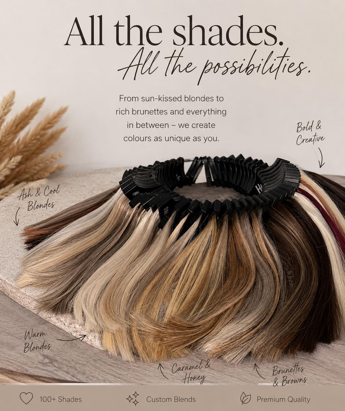 Luxury Flawless Extensions Facebook ad