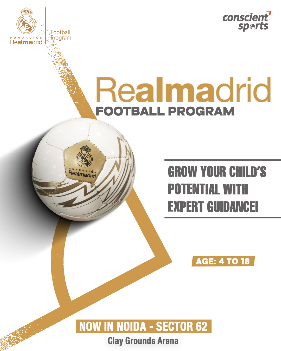 RMF India - Partner Conscient Sports Facebook ad