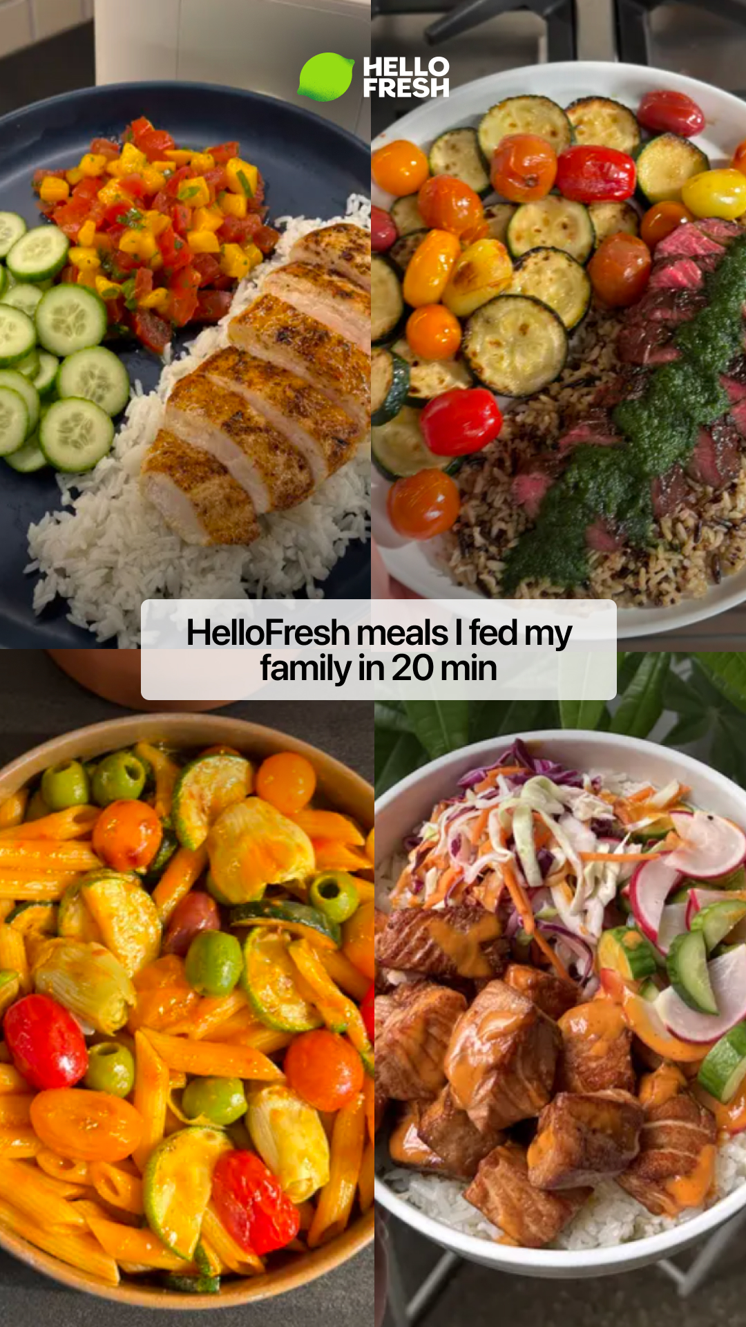HelloFresh Facebook ad